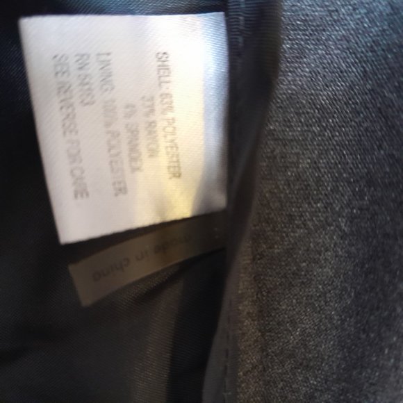 4/$20 sale Calvin Klein Stretch Dress Pants Straight Leg Trouser EUC Grey - Picture 3 of 7